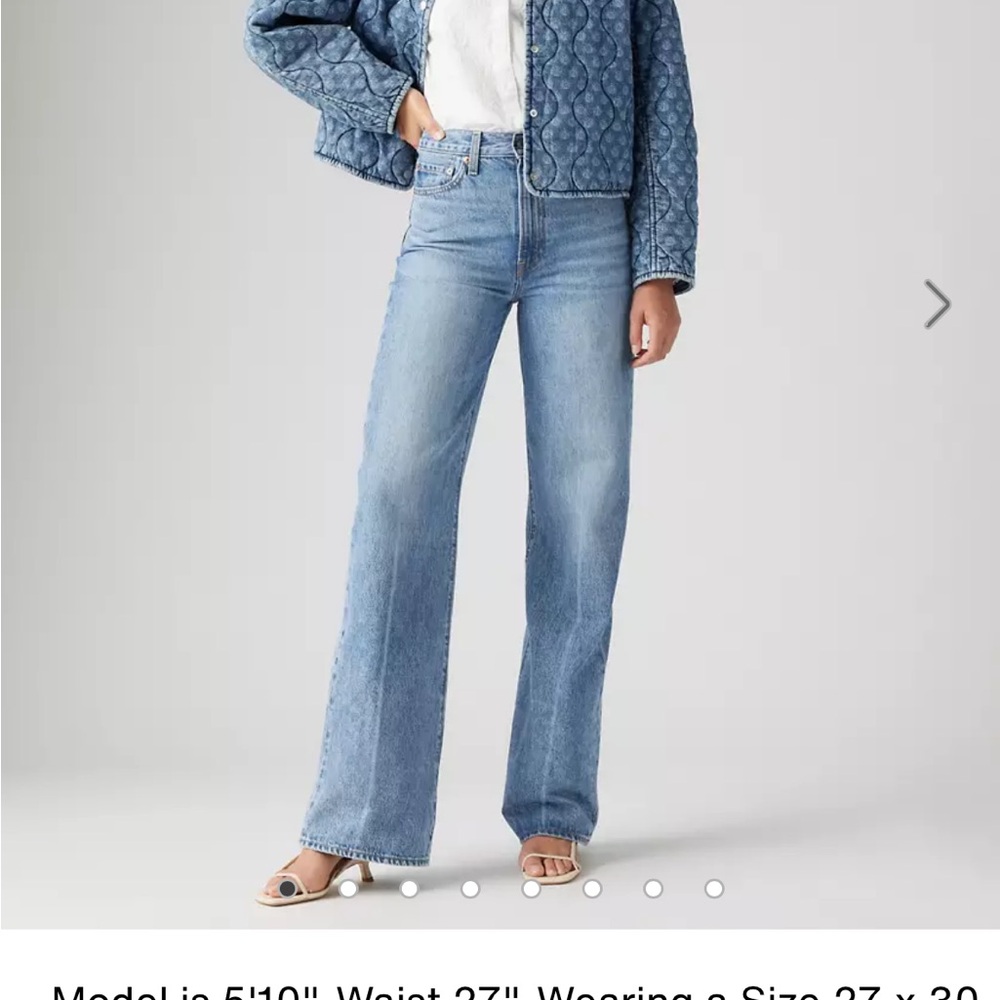 Levi’s Wide leg Ribcage - Far and Wide- light wash